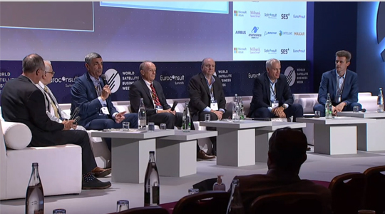 World Satellite Business Week panel