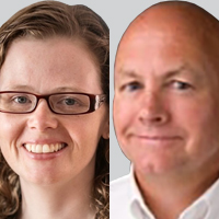 Kate Gilpin and Chris Mather