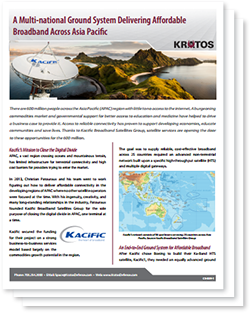 A Multi-National Ground System Delivering Affordable Broadband Across Asia Pacific