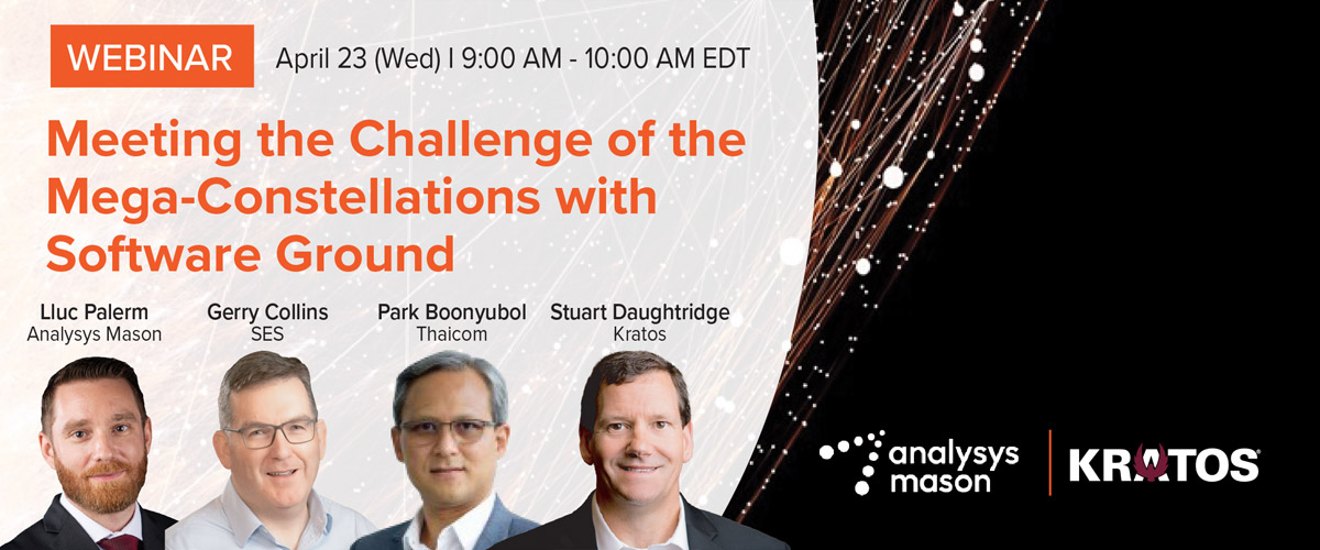 Webinar: Meeting the Challenge of the Mega Constellations with Software Ground