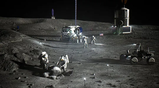 In New Moonshot, Commercial Space Is Focused on Infrastructure