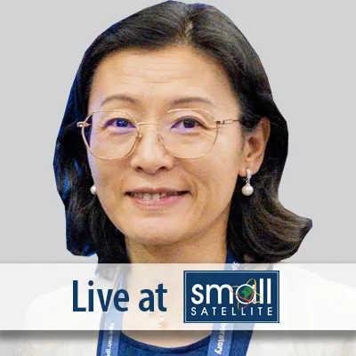 Chuen Chern Loo, Head, Space Publication and Registration Division, and Ellie Xiuqi Wang, Head, Data Treatment Section of Space Service Department, ITU