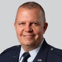 Colonel Eric Felt, Commander of the Phillips Research Site and Director of the Air Force Research Laboratory Space Vehicles Directorate